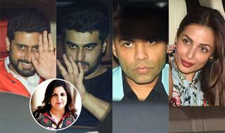 Farah Khan Birthday : Arjun Kapoor, Malaika Arora, Abhishek Bachchan, Karan Johar Make A Stylish Appearance At The Party - View Pics