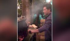 Sachin Tendulkar Turns Chef And Cooks BBQ Chicken For His Friends in This Viral Video