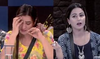Hina Khan Makes Shilpa Shinde Cry At The Bigg Boss 11 Press Conference - Watch Video