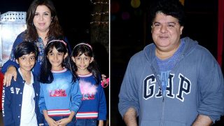 Sajid Khan Celebrates Anya, Czar And Diva Kunder's 10th Birthday At His Residence - View Pics