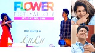 Priya Prakash Varrier - Roshan Abdul Rahoof Recreate Scenes From Oru Adaar Love Song At A Kochi Mall; Send Fans Into A Frenzy (Video)