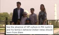 Justin Trudeau Visits Taj Mahal with Family, Twitter Reacts