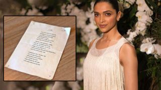 Deepika Padukone Shares A Poem She Penned In 7th Grade, Fans Can’t Stop Gushing Deepika Padukone Shares A Poem She Penned In 7th Grade, Fans Can’t Stop Gushing