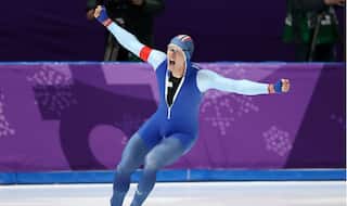 Havard Lorentzen Breaks Olympic Record to Take 500m Speed Skating Gold at PyeongChang Winter Games