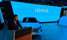 Auto Expo 2018: Hyundai Showcases 2018 Ioniq Electric Sedan