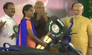 PM Modi Launches Amma Two-wheeler Scheme in Chennai on Jayalalithaa's 70th Birthday