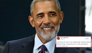 Twitter Reacts to Viral Photo of Barack Obama Sporting A Beard