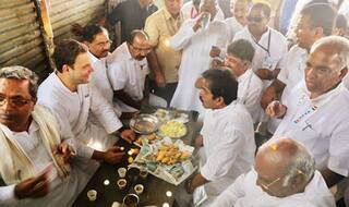 Rahul Gandhi's Chai, Pakoda Break During Karnataka Poll Campaign: See Pics