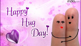 Happy Hug Day 2018: Best Wishes, SMS, WhatsApp Forwards, Facebook Status, GIF to Send to Your Valentine