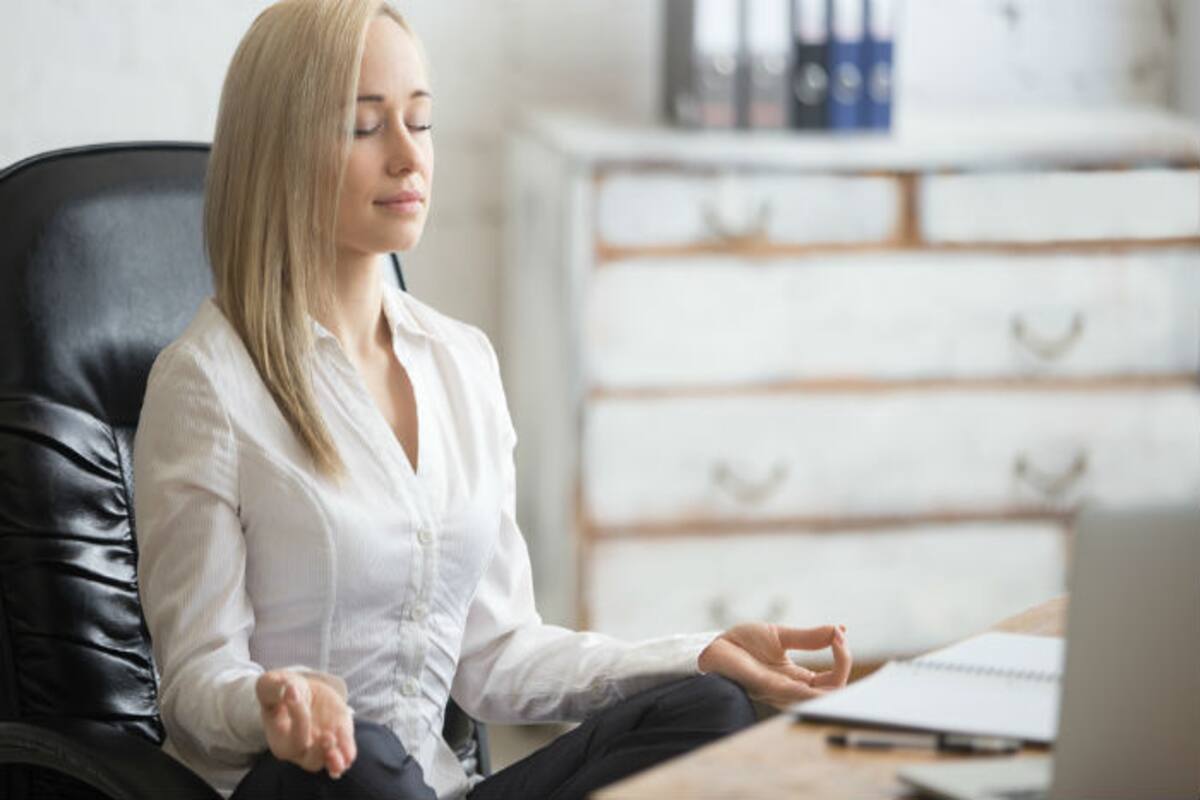 5 Yoga Asana You Can Do At Your Work Desk For Stress Relief