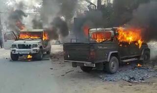 गुरदासपुर: सड़क हादसे में 2 लोगों की मौत के बाद भड़की हिंसा, भीड़ ने फूंके कई वाहन