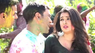 Holi mein GST jor ke: Nirahua aka Dinesh Lal Yadav and Amrapali Dubey's Bhojpuri Holi song Crosses 5 Million Views on YouTube Holi mein GST jor ke: Nirahua aka Dinesh Lal Yadav and Amrapali Dubey's Bhojpuri Holi song Crosses 5 Million Views on YouTube