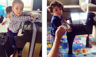 This Adorable Picture Of Taimur Ali Khan And Little Yash Playing The Piano Will Make Your Monday Better