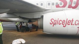 Delhi-bound SpiceJet Flight Suffers Tyre Burst at Chennai Airport, Passengers Safe