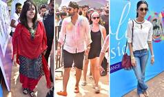 Shabir Ahluwalia, Kanchi Kaul, Erica Fernandes Attend TV Czarina Ekta Kapoor's Holi Bash - View Pics