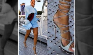 Rihanna's Pictures of Walking on Grates in Heels Leaves Twitterati Stumped