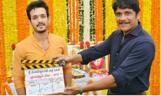 Nagarjuna   ,    Dulquer Salmaan       Formally Launch Akhil Akkineni   's Third Film (PICS)
