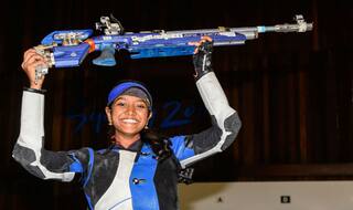 Debutant India Shooter Valarivan Clinches Gold in ISSF Junior World Cup