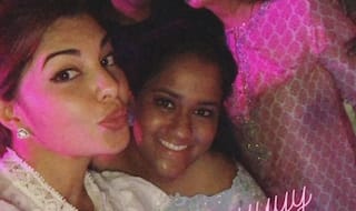 Jacqueline Fernandez Dances To Jumme Ki Raat With Arpita Khan Sharma At Ahil's Birthday Party