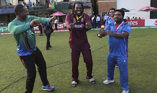VIDEO: गेल के साथ शहजाद ने किया डांस, ICC ने कहा ''दिस इज स्प्रिट ऑफ क्रिकेट''