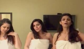 Shraddha Arya's Towel Dance Takes An Unexpected Turn - Watch Video