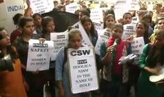 Delhi Students Protest After Semen-filled Balloons Thrown at Them Ahead of Holi