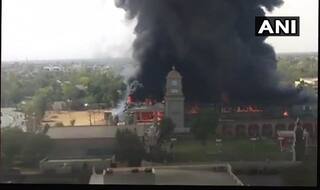 Massive Fire Breaks Out in Jaipur Marriage Garden