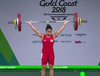 CWG 2018: Weightlifter Sanjita Chanu Wins Gold in 53 kg Category