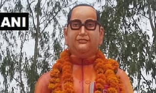 'Saffron' B R Ambedkar Statue Installed in Uttar Pradesh's Badaun