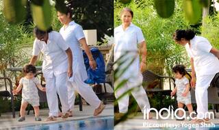 Taimur Ali Khan's Way Of Beating The Heat Is Just Like Us - Chilling By The Pool