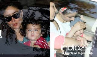Cousins Taimur Ali Khan And Inaaya Naumi Kemmu Meet For A Play Date - Check Pics
