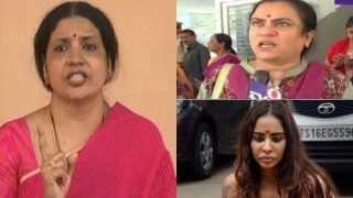 Sri Reddy Leaks Effect: Jeevitha Rajasekhar Lashes Out At Sandhya For Sexual Abuse Allegations; Social Activist Strikes Back Sri Reddy Leaks Effect: Jeevitha Rajasekhar Lashes Out At Sandhya For Sexual Abuse Allegations; Social Activist Strikes Back
