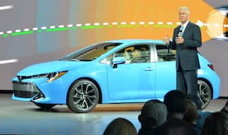 Toyota Premiers All-New Corolla Hatchback at New York International Auto Show