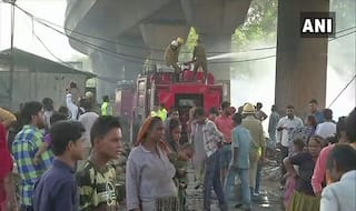 Major Fire Breaks Out in Delhi Slum; No Casualty Reported