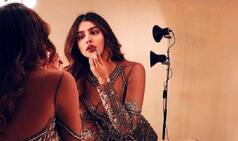 Khushi Kapoor Slays In A Falguni And Shane Peacock Ensemble On Prom Night - See Pics