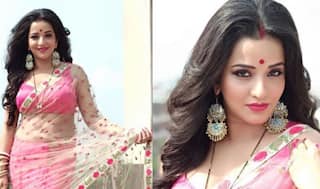 Monalisa Looks Sultry in Hot Pink Saree as Jhuma Boudi (Pic)