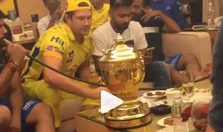 IPL2018: फाइनल जीत के बाद CSK के खिलाड़ियों ने जमकर की पार्टी, वीडियो हुआ वायरल