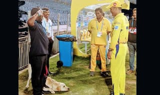 हैदराबाद को हराने के बाद महेन्द्र सिंह धोनी को मिला 'क्यूट सैल्यूट'