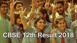 CBSE 12 Result 2018 Declared at cbse.nic.in, Overall Pass Percentage Stands at 83.01 Per Cent