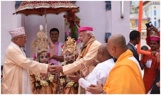 जानकी मंदिर में पीएम मोदी ने की 45 मिनट तक पूजा, जमकर बजाया मंजीरा, देखें VIDEO