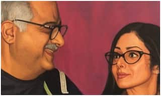 Janhvi Kapoor Reminisces The Good Old Days With This Beautiful Painting Of Boney Kapoor & Sridevi