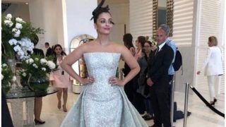 Cannes 2018 : Aishwarya Rai Bachchan Rules The Red Carpet Wearing This Rami Kadi Designed Strapless Powder Blue Coloured Dress Cannes 2018 : Aishwarya Rai Bachchan Rules The Red Carpet Wearing This Rami Kadi Designed Strapless Powder Blue Coloured Dress