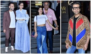 Sonam Kapoor-Anand Ahuja, Karan Johar, Janhvi Kapoor Attend Veere Di Wedding Screening Today