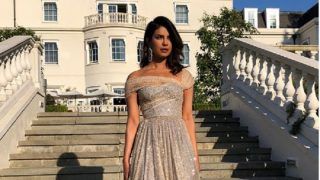 Priyanka Chopra Looks Like A Princess In A Shimmery Dior Number At Prince Harry And Meghan Markle's Royal Wedding Reception Priyanka Chopra Looks Like A Princess In A Shimmery Dior Number At Prince Harry And Meghan Markle's Royal Wedding Reception