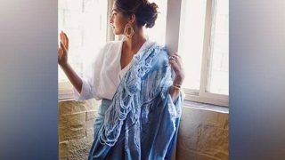 Veere Di Wedding Promotions: Sonam Kapoor Looks Absolutely Stunning in Golden Saree