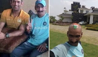 MS And Sakshi Dhoni Host Super Fan Sudhir Gautam  For Luncheon!