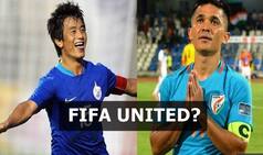 Sunil Chhetri, Bhaichung Bhutia on  FIFA WC Show Announce Sony