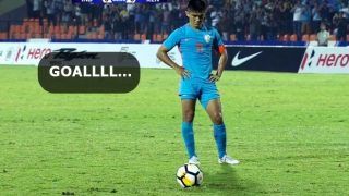 India v Kenya Intercontinental Cup 2018: Sunil Chhetri Scores Goal in His 100th International -- Watch