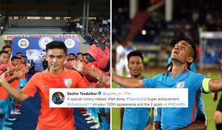 Sachin And Other High-Profile People Who Congratulated Sunil Chhetri's Team India!