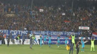 India v Kenya Intercontinental Cup 2018: Watch Sunil Chettri, Team India Get A Vikings Salute From The Mumbai Crowd